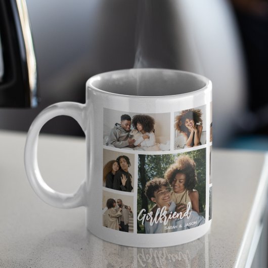 Stylish Girlfriend 15 Photo Collage Kaffeetasse