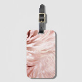 Stylish Girly Pink Rose Gold Zebra Glam Glitz Gepäckanhänger (Vorderseite Vertikal)