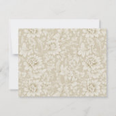 Stylish Glam Stiletto Individuelle Name Mitteilungskarte (Rückseite)