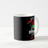 Stylish Gnome Red Buffalo Plaid Matching Family Ch Kaffeetasse (VorderseiteRechts)