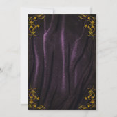 Stylish Gold 50 Jahre Einladung (Rückseite)