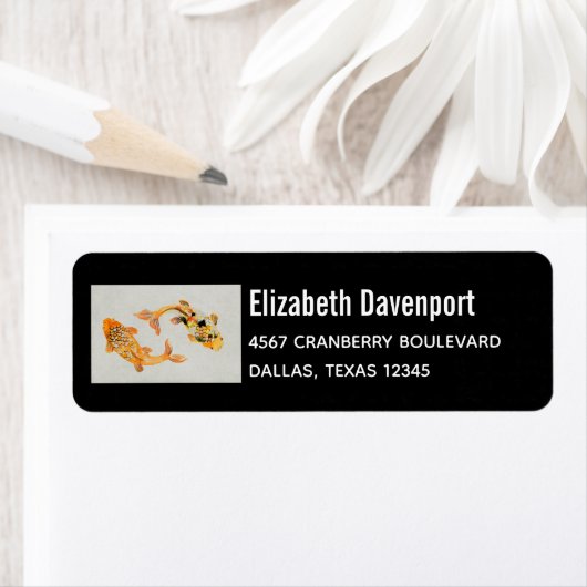 Stylish Gold Koi Fish (Insitu)