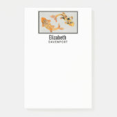 Stylish Gold Koi Fish Post-it Klebezettel (Vorderseite)