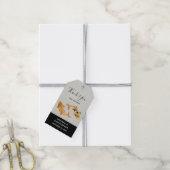 Stylish Gold Koi Fish Wedding Vielen Dank Geschenkanhänger (Mit Garn)