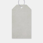 Stylish Gold Koi Fish Wedding Vielen Dank Geschenkanhänger (Rückseite)