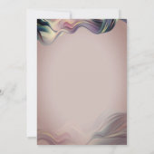 Stylish Grad Cap,Disco Ball,Wine Violet Abstract Einladung (Rückseite)