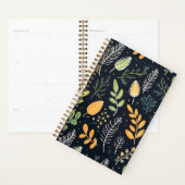 Stylish Green and Yellow Foliage Pattern  Planer (Anzeige)