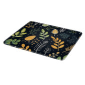 Stylish Green and Yellow Foliage Pattern  Schneidebrett (Ecke)