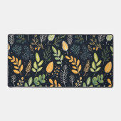 Stylish Green and Yellow Foliage Pattern  Schreibtischunterlage (Vorderseite)