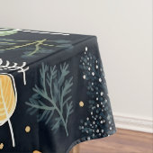 Stylish Green and Yellow Foliage Pattern  Tischdecke (Beispiel)