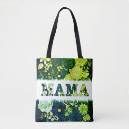 Stylish Greenery Floral MAMA Tasche