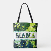 Stylish Greenery Floral MAMA Tasche (Rückseite)