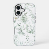 Stylish Greenery Iphone 16 Case Hülle (Rückseite)
