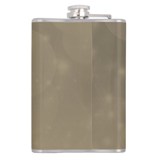 Stylish Happy 30. Geburtstag Flachmann (Rückseite)