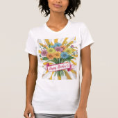 Stylish Happy Mother's Day T-Shirt (Vorderseite)