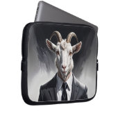 Stylish horned figure in sharp formal attire art laptopschutzhülle (Vorne Rechts)