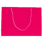 stylish hot pink birthday personalized name große geschenktüte (Rückseite)