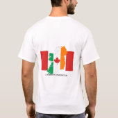 Stylish Irish Canadian T-Shirt (Rückseite)