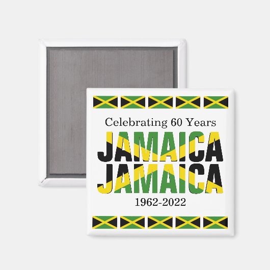 Stylish JAMAICA JAMAICA Magnet (Vorderseite/Rückseite)