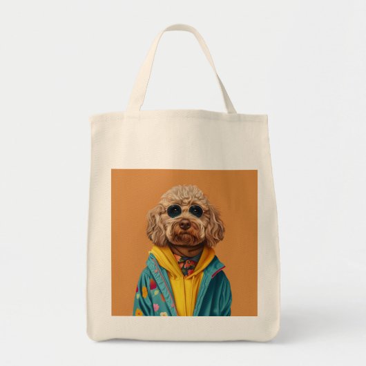 Stylish Labradoodle Tragetasche (Vorne)