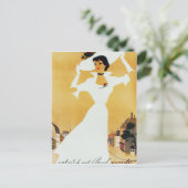 Stylish Lady Postkarte (Stehend Vorderseite)