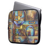 Stylish Laptop Skin with Modern Watch Design – Wri Laptopschutzhülle (Vorderseite Links)