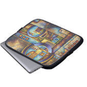 Stylish Laptop Skin with Modern Watch Design – Wri Laptopschutzhülle (Vorne Knopf)