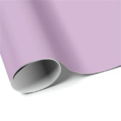 Stylish Lavender Lilac Gift Wrapping Paper Design Geschenkpapier (Rolleneckpunkt)