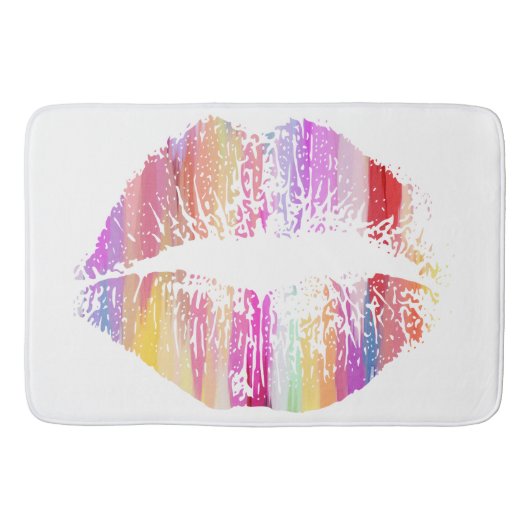 Stylish Lips #2 Badematte (Vorderseite)