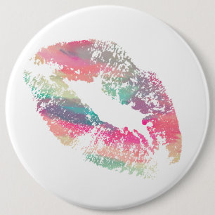 Stylish Lips #9 Button