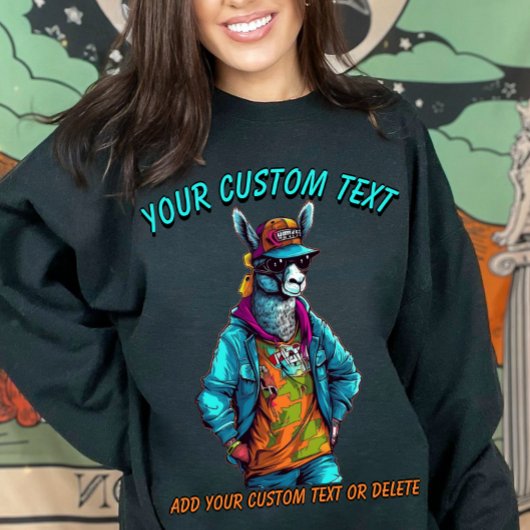 Stylish Llama Animal Fashion Sweatshirt