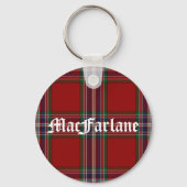 Stylish MacFarlane Tartan Kariert Schlüsselanhänger (Vorderseite)