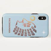 Stylish Machu_Picchu, Sun und Star auf Sky Blue Case-Mate iPhone Hülle (Rückseite (Horizontal))