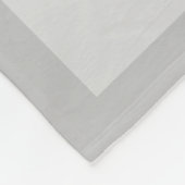 Stylish Machu Picchu Zeichnend auf der Silver Gray Fleecedecke (Ecke)