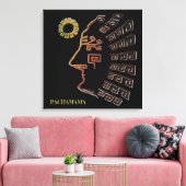 Stylish Machu_Picchu Zeichnend Leinwanddruck (Insitu (Wohnzimmer))