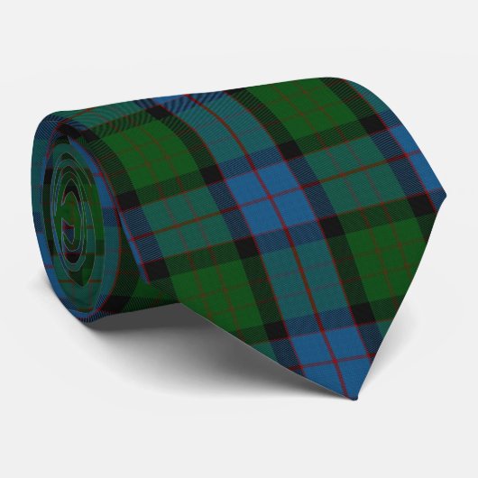 Stylish MacWilliam Tartan Kariert Pattern Neck Tie Krawatte (Gerollt)