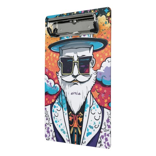 Stylish Man Mini Klemmbrett (Gewinkelt2)