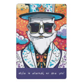 Stylish Man Mini Klemmbrett (Rückseite)