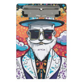 Stylish Man Mini Klemmbrett (Vorderseite)