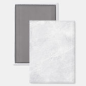 Stylish Marble Textured 2.5" x 3.5" Rectangle Magnet (Vorderseite/Rückseite)