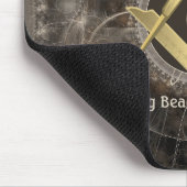 Stylish Masonic Mit Monogramm Mousepad (Ecke)