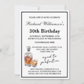 Stylish Men's 30th Birthday Party Classic  Einladung (Vorderseite)