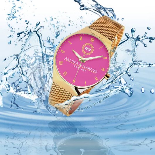  Stylish Minimalist Couples’ Personalized  Names I Armbanduhr