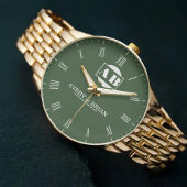 Stylish Minimalist Couples’ Personalized  Names In Armbanduhr