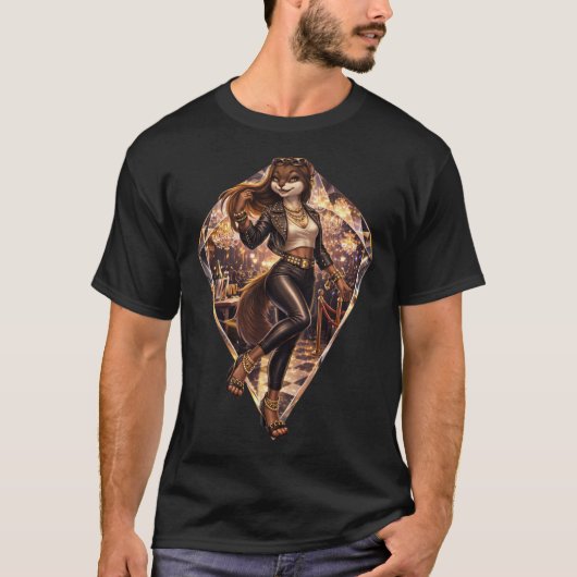 Stylish Mink T-Shirt (Vorderseite)