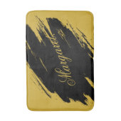 Stylish Modern Bath Mat with Your Custom Name Prin Badematte (Vorderseite Vertikal)