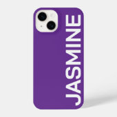 STYLISH MODERN CLASSIC CUSTOMIZED NAME MINIMAL iPhone HÜLLE (Rückseite)