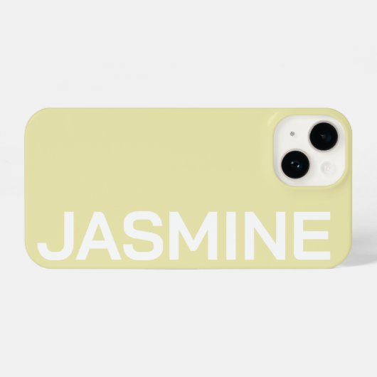 STYLISH MODERN CLASSIC CUSTOMIZED NAME MINIMAL iPhone HÜLLE (Rückseite (Horizontal))