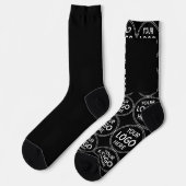 Stylish & Modern Custom Creations Verified Socken (Linkes Detail)