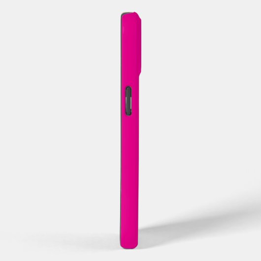STYLISH MODERN CUSTOM NAME SOLID HOT PINK COLOUR Case-Mate iPhone HÜLLE (Rückseite / Rechts)